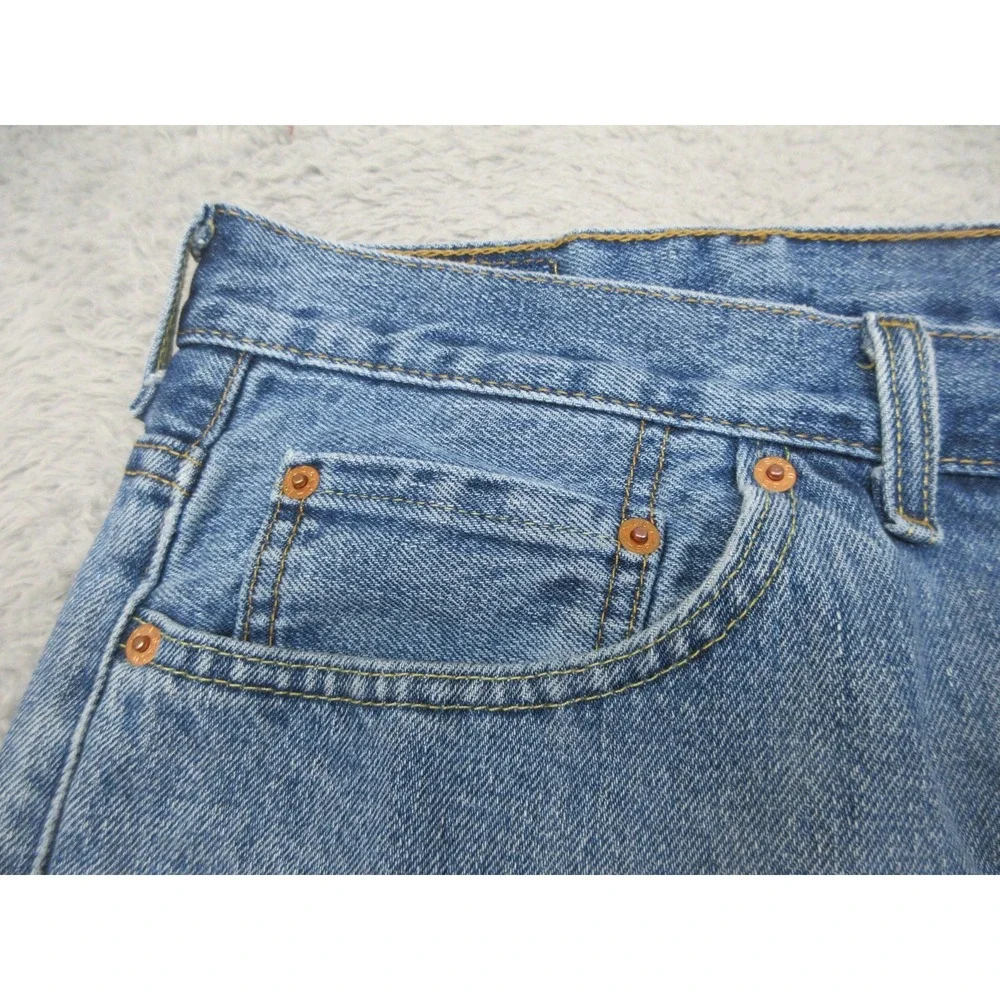Levis 550 Jeans Mens 54x30 Blue Medium Wash Denim Relaxed Tapered Big & Tall‎